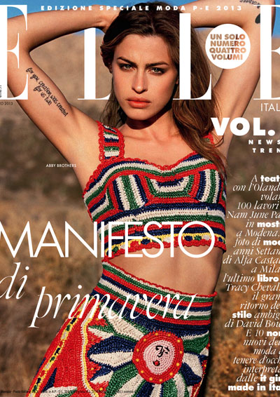 Abby Brothers for Elle Italia